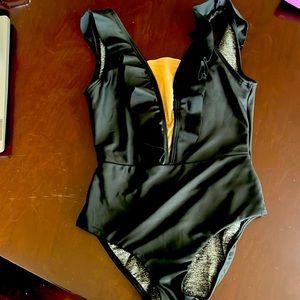 Five Dancewear black leotard